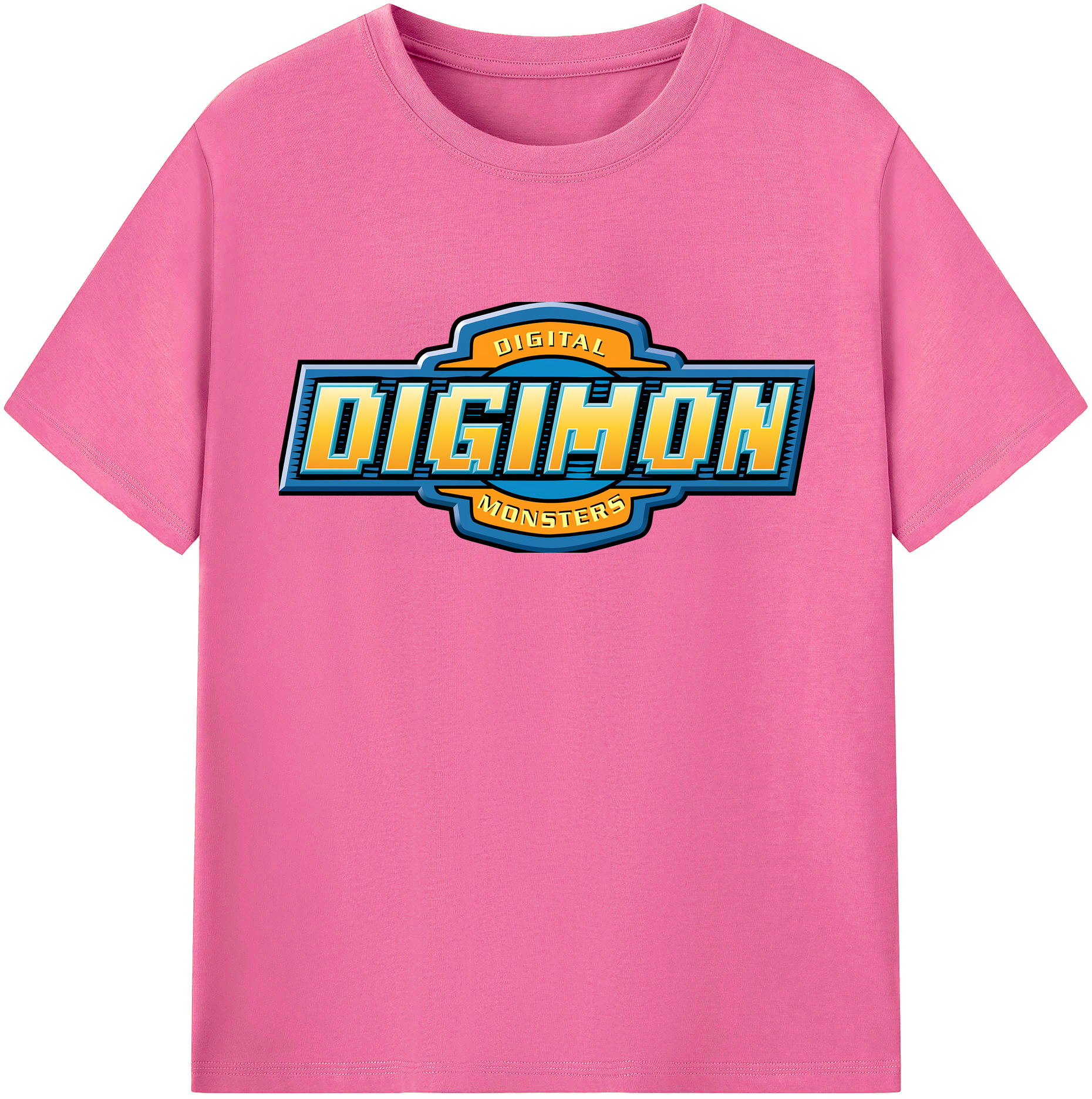 （画像用） Digimon デジタルモンスター/デジモン レディースカジュアルプリントTシャツ（綿100％）